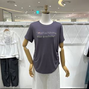 [밸리걸] 비즈 레터링 티셔츠 601590