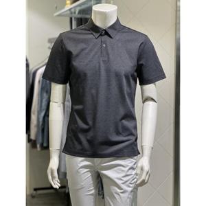 BASSO 세이브존01 블랙 Mixwell 쿨 카라 PK 반팔 티셔츠 (2컬러) BSY2KT48ABK