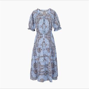 [숲]페이즐리 패턴 롱 원피스 SB5OP82