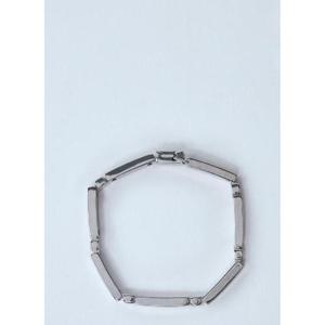 25 FW 생로랑 남성 금속 바 팔찌  sla0159016sil