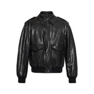 버버리 가죽 봄버 재킷 8103085A1189 BLACK TP936559493