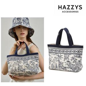 [헤지스ACC][메가히트] Toile de Jouy 캔버스 미니 토트백 HIWA5F301N2