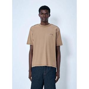 25 FW 스투시 남성 로고 모티프 티셔츠 sts0160008brn