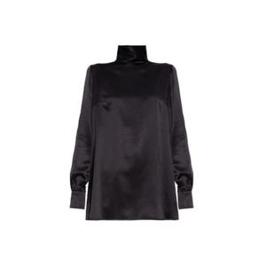 돌체앤가바나 하이넥 새틴 블라우스 F7AI0TFU1AU N0000 TP934877897