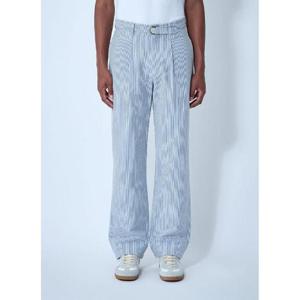 25 FW 노아 남성 시어서커 벨티드 싱글 플리츠 팬츠  noa0160009blu