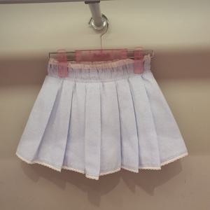 로엠걸즈스트라이프 주름 스커트RGWH25S4P