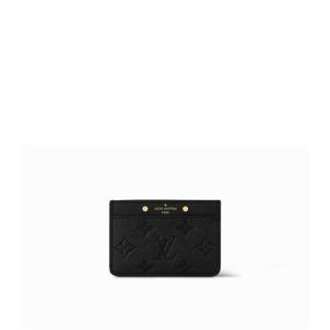 (명품) 루이비통 카드 홀더 모노그램 앙프렝뜨 블랙 M