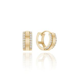 미니골드 10K 글로우 라인 링귀걸이 ETRM4415