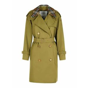 [BURBERRY] 라프리마 여성 숏 그린 코튼 트렌치코트 코트 8111166 /8