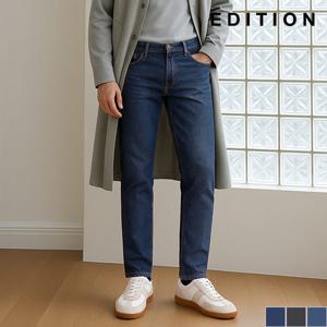 [에디션] 스탠다드 슬림핏 워싱 데님팬츠 (NND5DP1991_A)