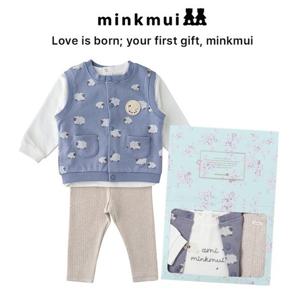 [밍크뮤]BL 코코자가드베스트SET상하복 35A1361101 35A13-611-01 출산백일돌선물