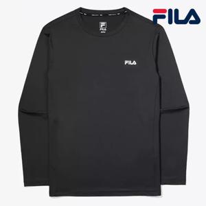 [휠라]휠라 남성 기능성 라운드 긴팔티 FS2RLF1201M BLK _ 긴팔