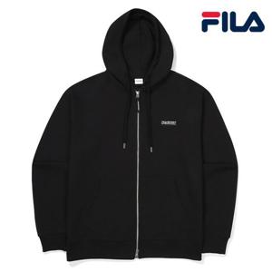 [휠라] 유니 컴포트핏 후드집업 FS2FTF1131X BLK _ 후드티