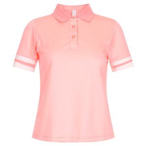 샵앤) 여성 카라넥 사방스판 반팔 골프 티셔츠 LB-WSH-20690-핑크
