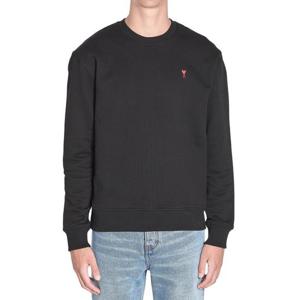 아미 남성 블랙 스웨트셔츠 BFUSW035 730 001