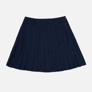 윌슨반바지 LQC W243002GSK71-NVY 여성 경량 우븐 플리츠 숏 스커트