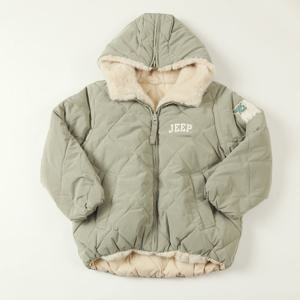 [지프키즈]밍크퍼 리버시블 다운점퍼  KO4JPF416