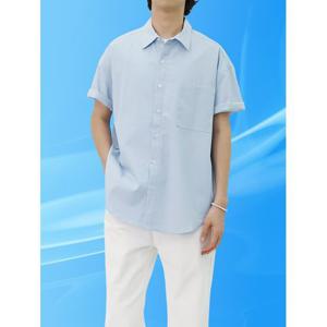 [빌리버스] 남성 여름 린넨 셔츠 포켓 반팔 남방 BSOP001