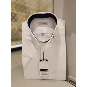 듀퐁셔츠 슬림핏반팔 SE4MM21HS305SWH 120수 화이트 선물용