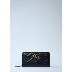 25 FW 구찌 여성 스몰 GG 마몽 지갑  guc0261021blk