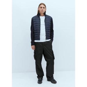 25 FW 몽클레어 남성 로고 패치 집업 가디건 mon0153018nav