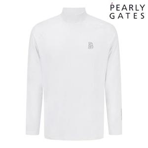 파리게이츠 (511E3TI206WH) 남성 로고 모크넥 저지 티셔츠