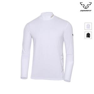 [다이나핏] (택가 89,000원) 화이트 남성 BLAST (블라스트) 하이넥 긴팔티 YMU23223W2