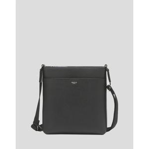 [선물포장][여행용&데일리] 블랙 로고배색 가죽 크로스백 HJBA5F892BK