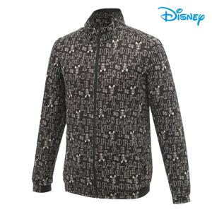 [디즈니골프]남성 캐릭터 패턴 하프넥 집업 바람막이 자켓 점퍼 DM3MTJ100