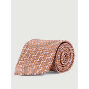 [SALVATORE FERRAGAMO] 라프리마 남성 타이 351254 784164 ARANCIO 오렌지 /6