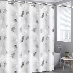 ABM샤워커튼 나뭇잎(180x180cm) 방수샤워커튼 욕실커텐 욕실샤워커텐 방수커튼 샤워커텐 욕실샤워커튼 방수