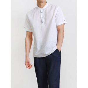 [빌리버스] 남자 린넨 셔츠 여름 반팔 BDT215