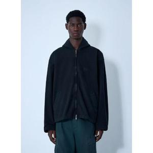 25 FW 발렌시아가 남성 로고 모티프 집업 재킷  bal0161012blk