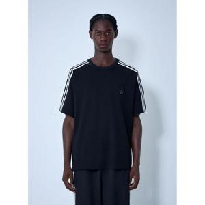 25 FW 요지야마모토 남성 로고 모티프 티셔츠 yyy0162020blk