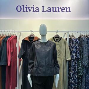 올리비아로렌 sh06 라운드넥 가죽자켓 VOBJN3F7451