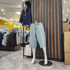 인터크루 HC10 와이드 6부 연청반바지 ITZ2EM02A