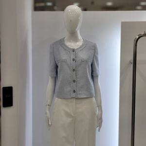 [꼼빠니아]25SS 트위드 반팔자켓 CAFU5 WTJ200 390_YS