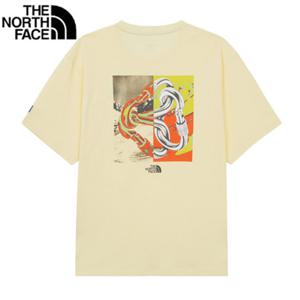 노스페이스 NT7UR70D 남여공용 루즈핏 반팔티 카라비너 라운드 티셔츠