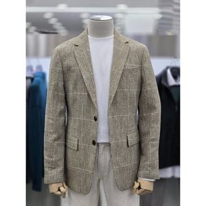 [앤드지]린넨혼방 패턴 캐주얼 자켓 BOE2KG1002_DJ