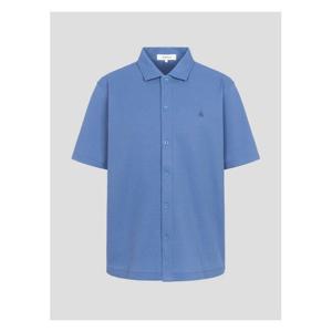 [빈폴멘]와플 조직 오픈형 티셔츠  스카이 블루 (BC4742O02Q)