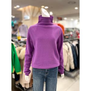 [트리아나]소고 울 혼방 터틀넥 루즈핏 니트 AJ4TA27