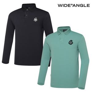 [와이드앵글] WMU23272 WG 체커보드 폴로 티셔츠