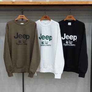 [지프]JP1TSU891 저가 기획 큰지프 로고 맨투맨 2024년 티셔츠_S