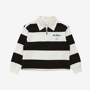 [뉴발란스] 키즈 카라 스트라이프 티셔츠 NK9BF1801G-19 티셔츠