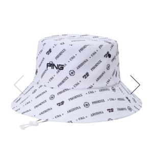 [핑]남성  패턴 버키햇   111E2CP304_WH_YS