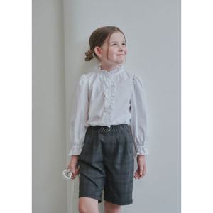 [빈]체크 차콜 반바지BZ53PT06CG