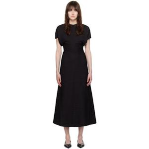 토템 블랙 크레퐁 맥시 드레스 243-WRD1103-FB0199 242771F055004