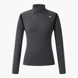 데상트골프웨어 JQS DP31WFKP97-MLGG 여성 캐시미어 하이넥 니트 / MELANGE GREY