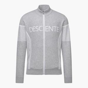 데상트골프자켓 JQS DP31MFKO81-LGYG 남성 홑겹 집업 가디건 / LIGHT GREY