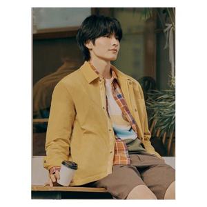 [빈폴멘]트랜짓 셔츠형 아우터  오렌지 (BC4837C228) .